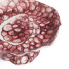 SMALL FLUTED CAKE STAND, BURGUNDY - DB CERAMIC