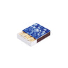 CANDLE & MATCHBOX SET, BLUE - DB CERAMIC