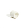 SET OF 6 NAPKIN RINGS, VELLUM - DB CERAMIC