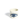 SET OF 4 NAPKIN RINGS, IBIZA EYE - DB CERAMIC