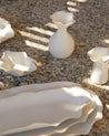 HERMIONE BUD VASE, VELLUM - DB CERAMIC