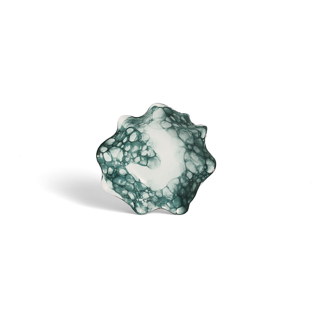 MEDIUM FLOW BOWL, TEAL - DB CERAMIC