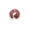Burgundy Medium Plates, Set of 4 - DB CERAMIC