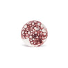 Burgundy Medium Plates, Set of 4 - DB CERAMIC