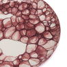 Burgundy Medium Plates, Set of 4 - DB CERAMIC