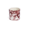 SET OF 6 NAPKIN RINGS, BURGUNDY - DB CERAMIC