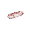 SMALL FLOW SERVING PLATTER, BURGUNDY - DB CERAMIC