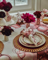BURGUNDY BUBBLE TABLE CLOTH - DB CERAMIC