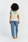 CP x DB Green Wool-Cashmere Deborah Brett Bubble T-Shirt - DB CERAMIC