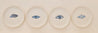 SIDE PLATE, IBIZA EYE, SET OF 4 - DB CERAMIC