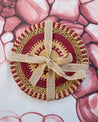 Woven Placemat, Burgundy, Set of 4 - DB CERAMIC