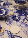 BLUE BUBBLE TABLE CLOTH - DB CERAMIC