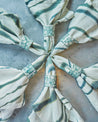 TEAL TIE-DYE NAPKINS - DB CERAMIC
